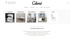 Desktop Screenshot of colonomobiliario.com